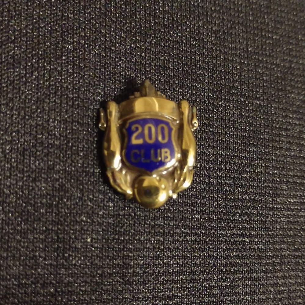 Vintage 1950s "200 Club" Bowling Award Pin